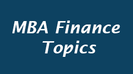 MBA Finanace Projects